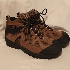 Carolina 4x4 steel toe waterproof hiking boots CA 4513 Brown leather size 9W